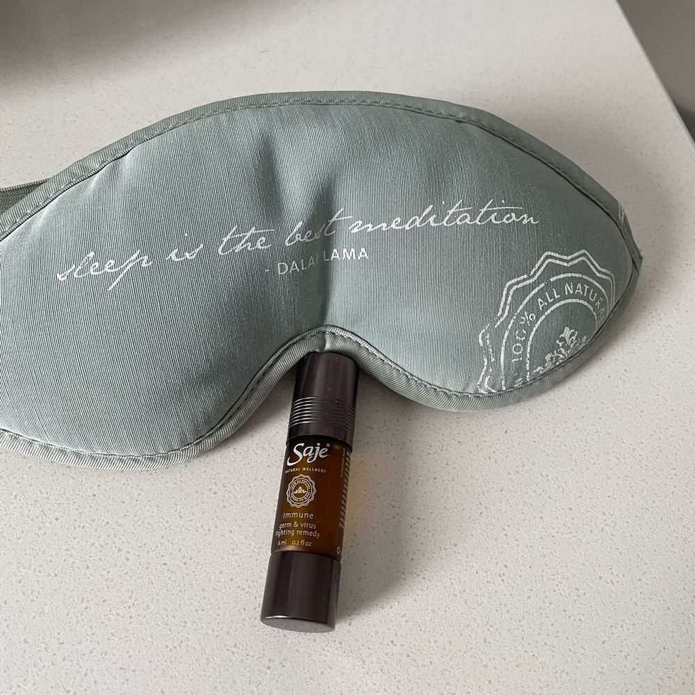 Saje Eye Sleep Mask and Immune Roller